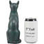 Figurine de chat égyptien antique assis en forme de patine