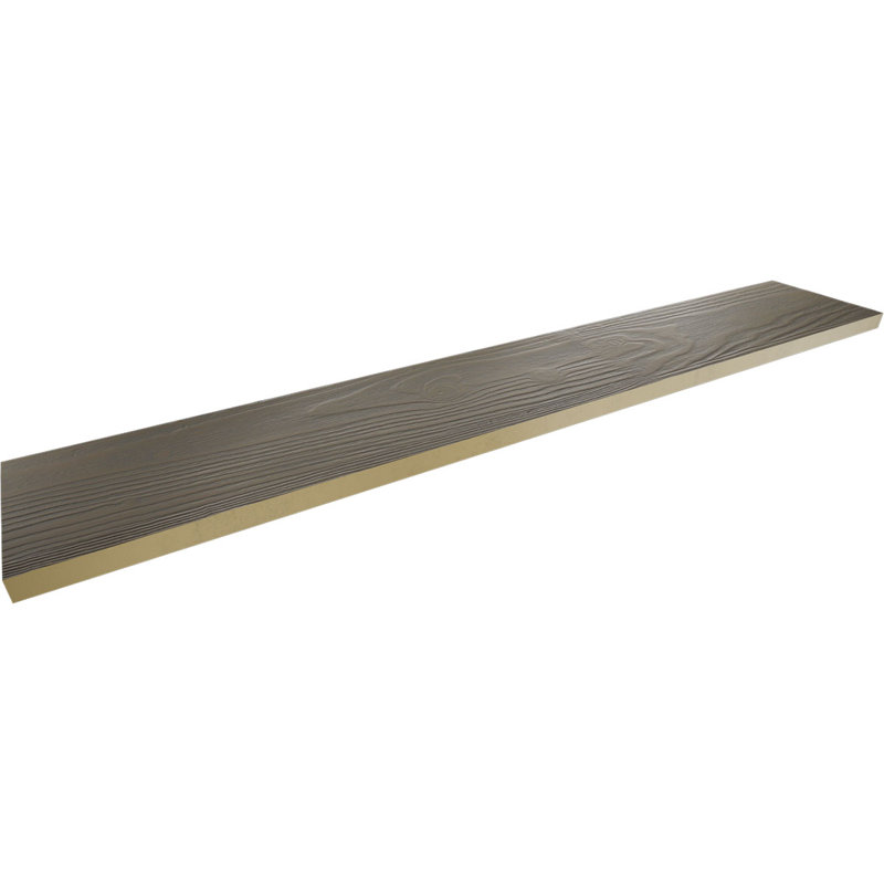 Planche de poutre en faux bois Endurathane sablé, Chêne des récoltes, H 6 po x l 144 po x P 1 po