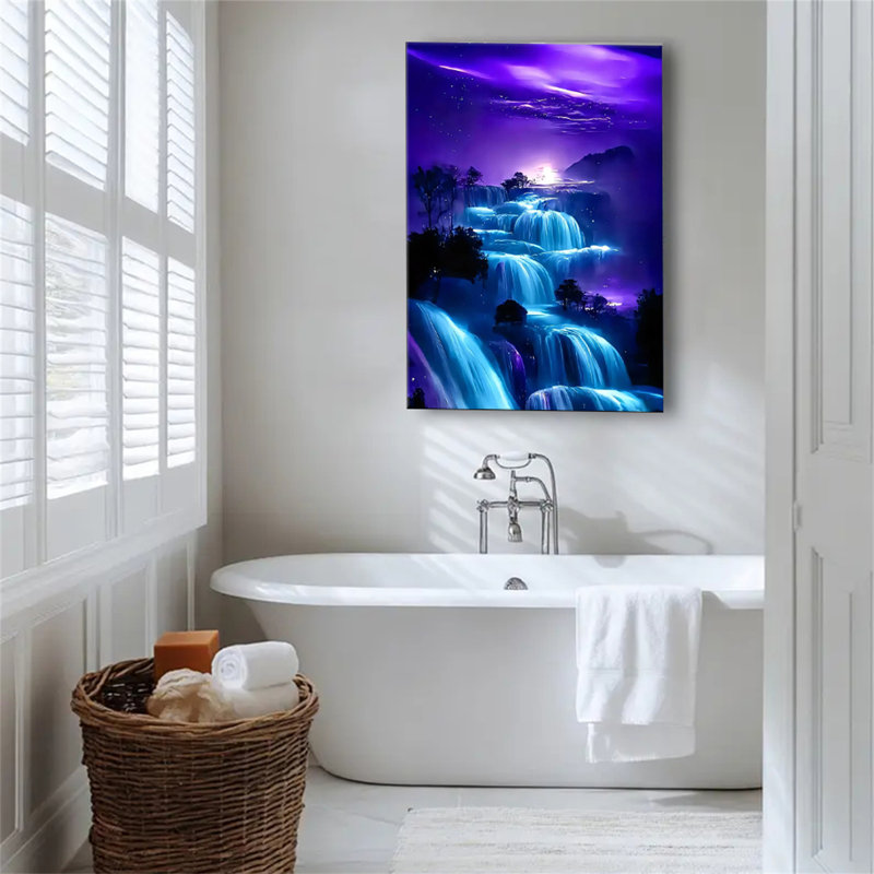 Affiche Canyon River - mauve, 12x18inch