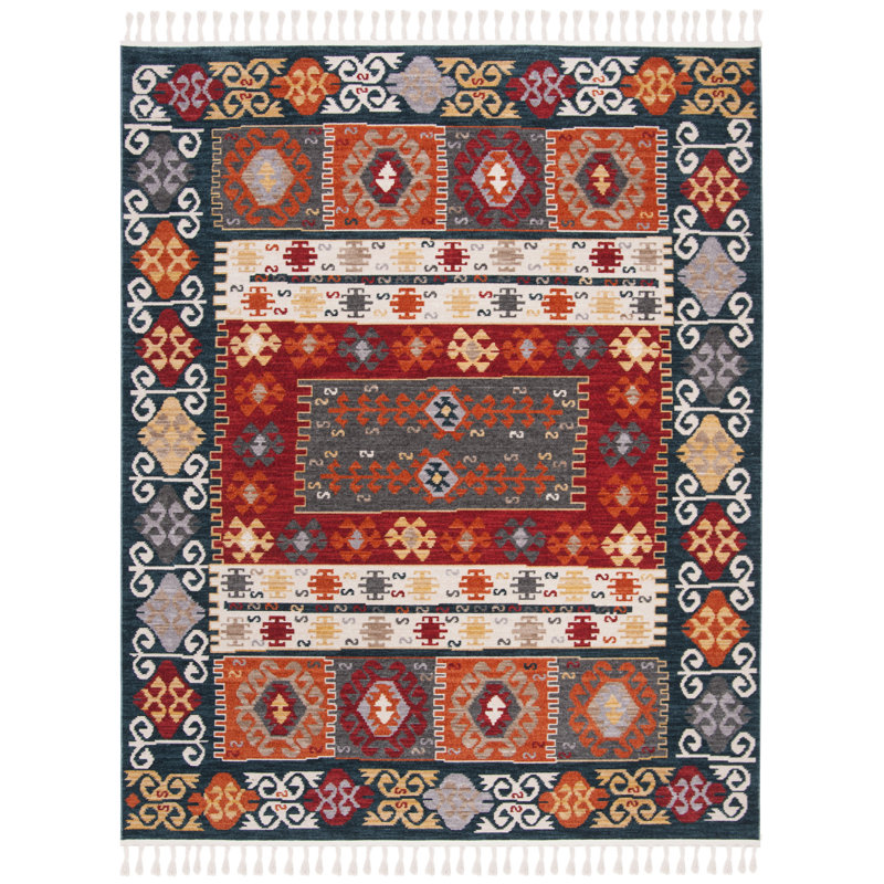 Janessa Performance Southwestern Rug, Rectangle 9' x 12'