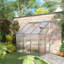 Serre en alliage d'aluminium transparent et polycarbonate pour espace extérieur avec conception réglable