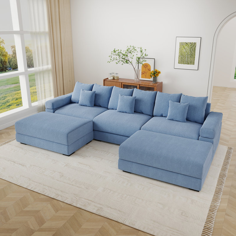 Canapé modulaire Luxury, Bleu