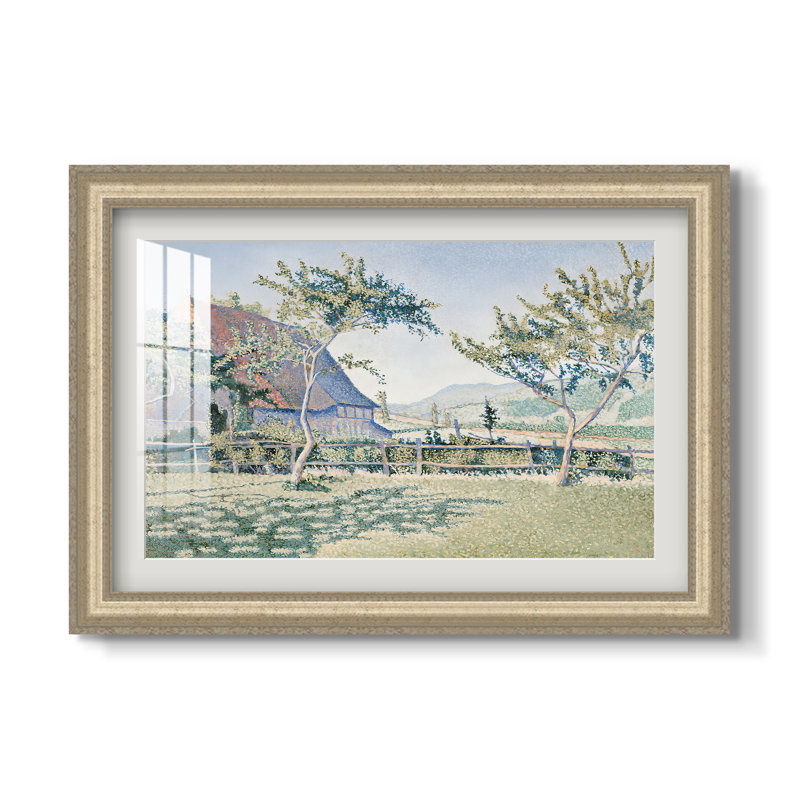 Comblat-le-Château, la Prairie (Le Pré), 1887-Paul Signac-Impression encadrée personnalisée, 16x22 INNER SIZE