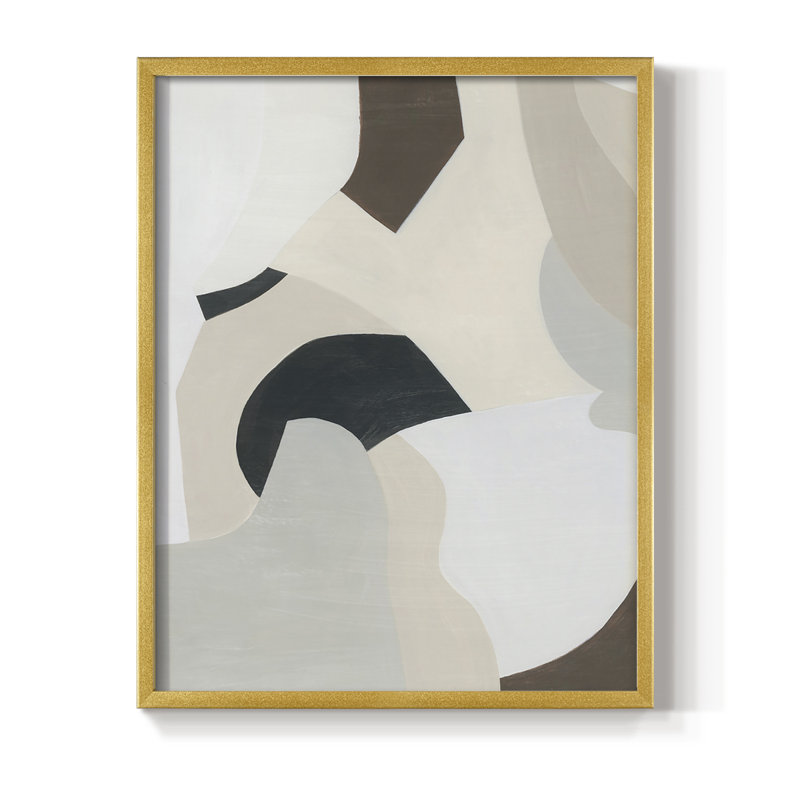 «Shifting Neutrals I», reproduction encadrée - bois massif, H 20 po x l 16 po