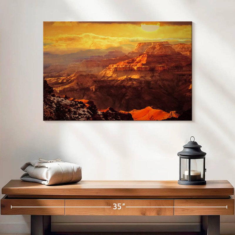 Alvord Breathtaking Canyon Sunset