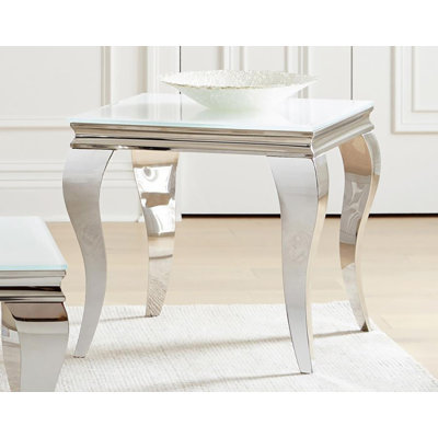 Ruggiero Glass Top End Table