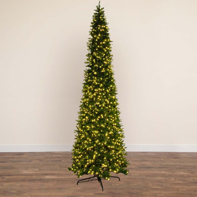 Artificial Slim Green Mountain Pine Christmas Tree