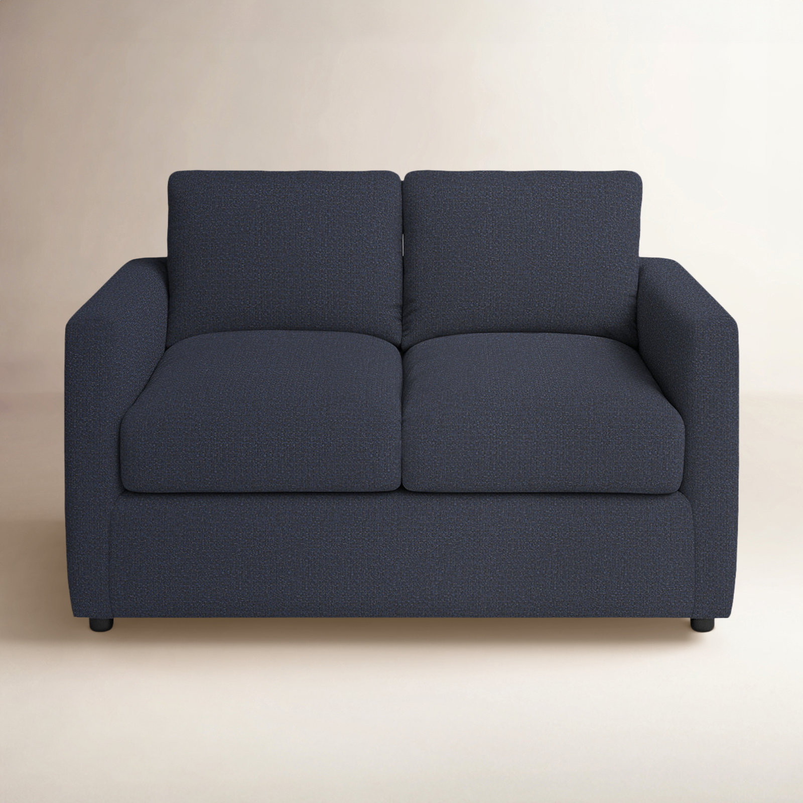 Godwin 53'' Upholstered Sofa, Drusky Navy Sustain® Basketweave