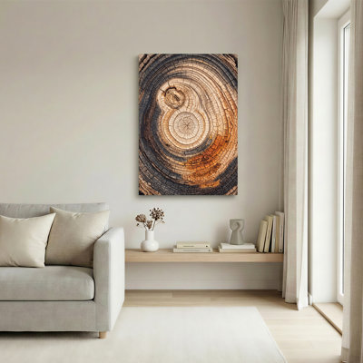 Art mural sur toile en forme d'arbre d'arbre