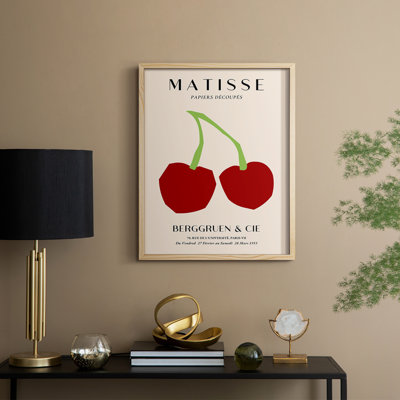 Matisse, reproduction d'art encadrée - Bois massif