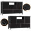 Unfinished TV Stand for TVs up to 55" with Fireplace Included