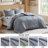 7-Piece Woven Striped Comforter Set