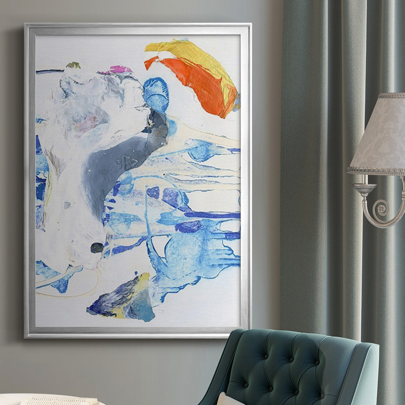 «Evidence II», reproduction encadrée de qualité supérieure, prête à être accrochée, Argent, H 24,5 po x l 18,5 po x P 1 po