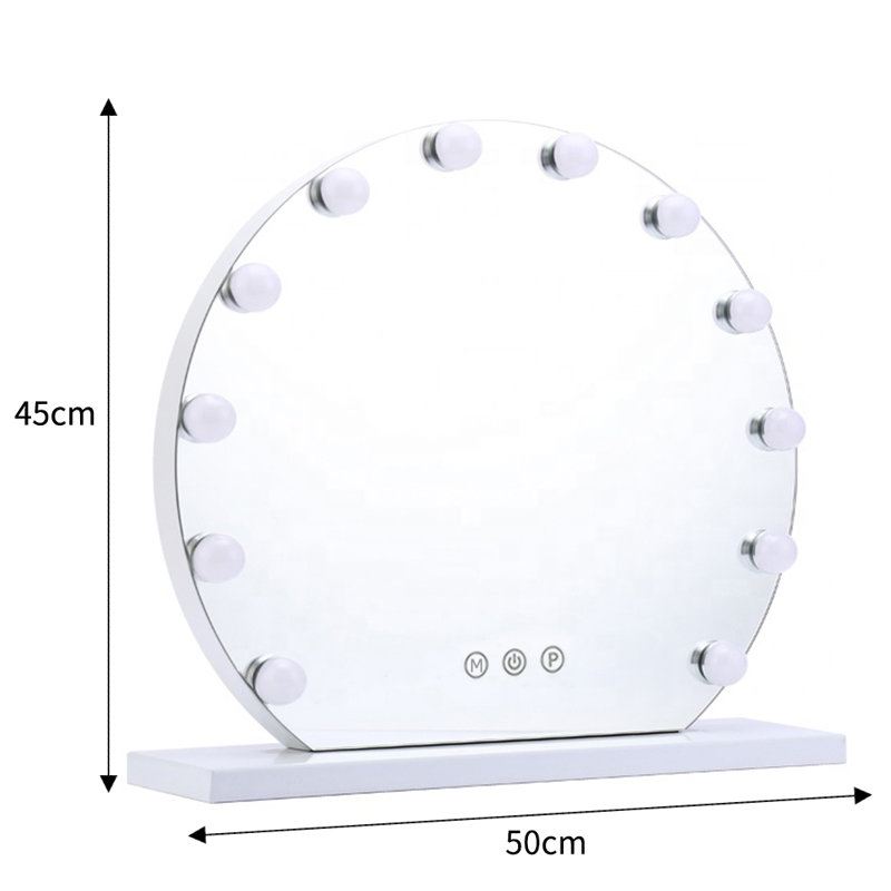 Emmitsburg Flat Mirror, 45cm H x 50cm W