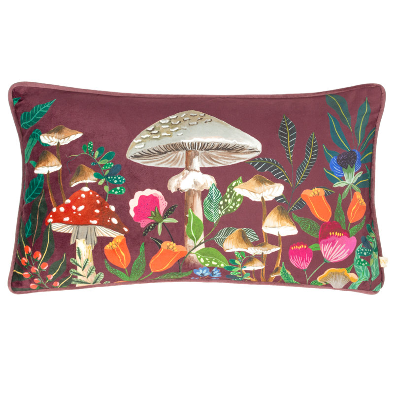 Purple Rectangular Cushion