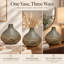Vase de table contemporain effet marbre 11 pouces