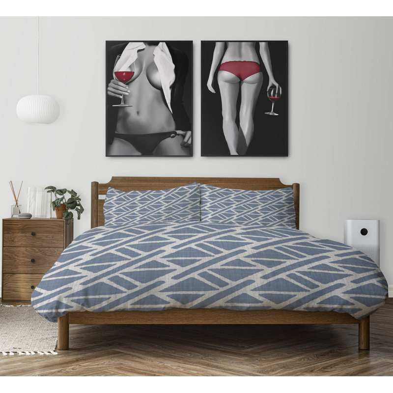 Polyester Geometric Shapes Comforter, Twin Comforter + 1 Standard Pillowcase