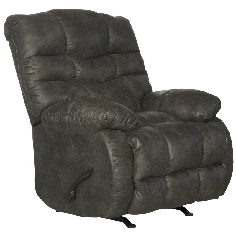 Fauteuil inclinable Baesmarc, 100 % polyester gris