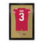 NFL-PA BUFFALO BILLS DJ MOORE 02, chandail bleu encadré 27" x 39".-136266153