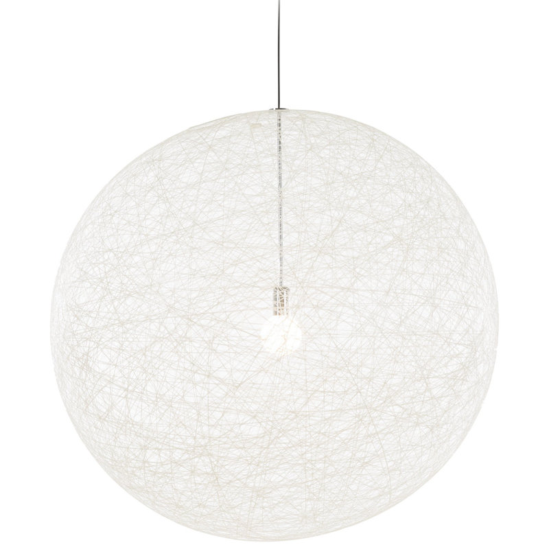 Random II 1 - Light Pendant, Large, White, 4 meters