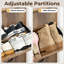Armoire de rangement pour chaussures 16 paires, unité de rangement pour chaussures de ferme avec 2 tiroirs rabattables