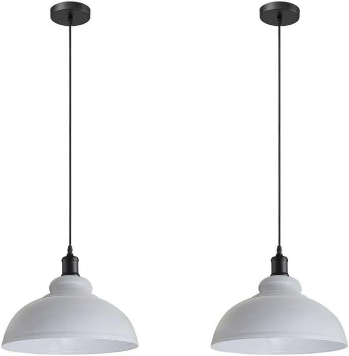 1 - Light Dome Pendant, White