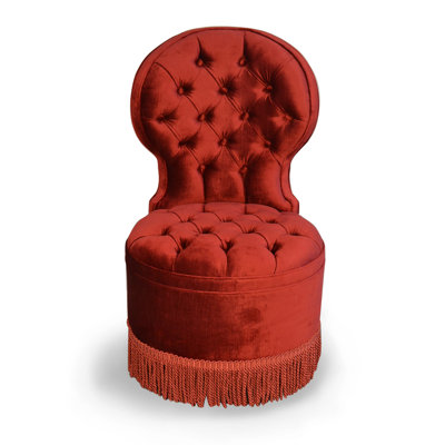 Garden Slipcovered Tufted Chair