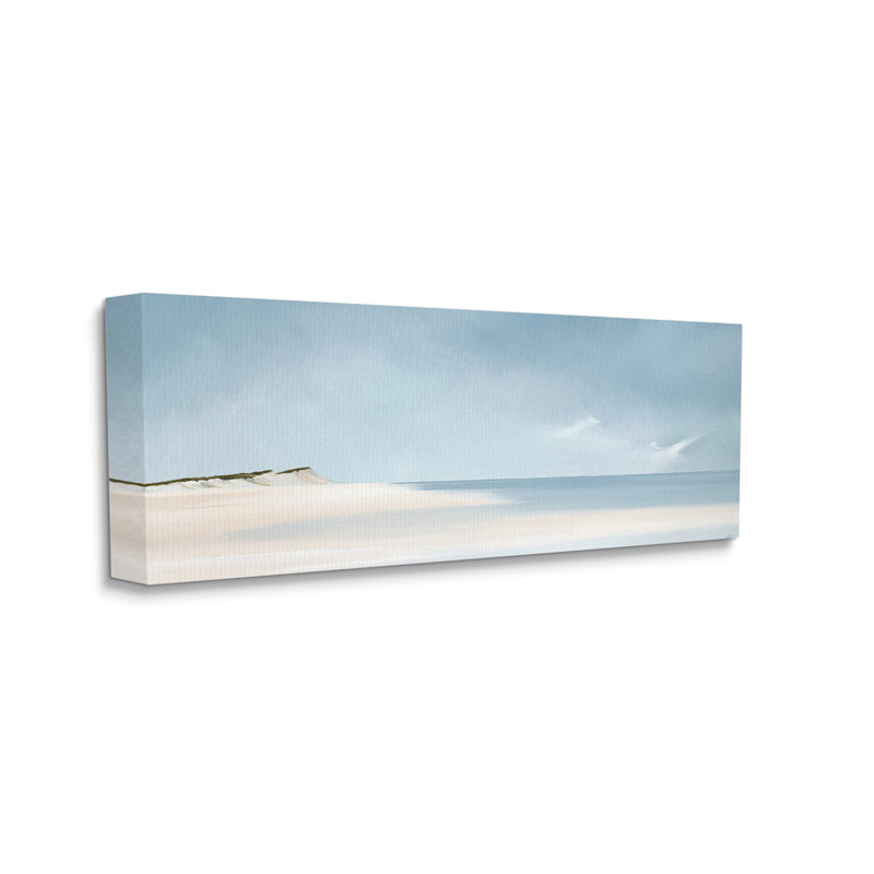 «Beachcrest Home ™ Summer Shore Landscape on Canvas» par Rick Fleury, reproduction, H 13 po x l 30 po x P 1,5 po