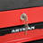 4 - Drawer Tool Chest Organizer, Rolling Trolley With Bearing Slides, Red & Black, Additional Storage For Frequent Tools Steel Chest, Cabinet Universal Wheels Locking Mechanisms-313607868