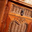 Banc de rangement pour chaussures en bois brun