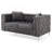 Stylish Gray Contemporary Loveseat-988562230