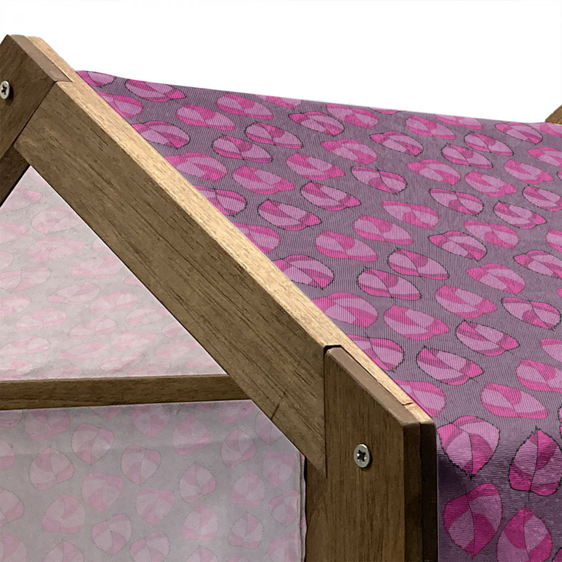 Niche pour chien en bois, H 25,59 po x l 29,53 po x P 21,65 po