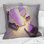 Abstract Geode Violet I - Abstract Marble Printed Throw Pillow