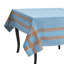 French Home Linen Boulevard Tablecloth - Denim and Terracotta-558376886