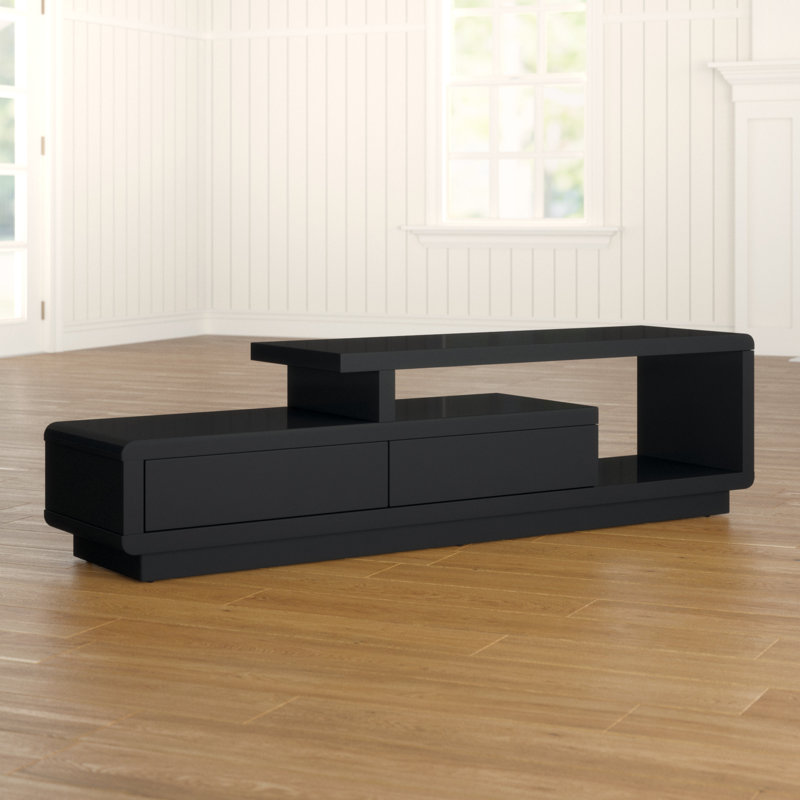 Addison Unfinished TV Stand for TVs up to 75", Black