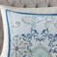 Housse de couette réversible très grand / très grand - coton, imprimé floral, deux motifs, médaillon, fermeture à boutons, chaleureuse et confortable-120469724
