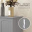 Armoire de rangement pour garde-manger autoportante de 41 pouces avec 12 tablettes de porte, portes doubles et tablettes réglables pour une organisation améliorée-1388537098