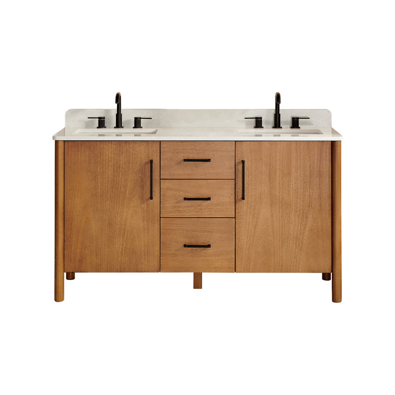 Ensemble de meuble-lavabo double 60 po Howes
