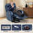 Dual Motor Lay Flat Power Recliner Lift Chair with Heat and Massage, Faux Leather-1014682530