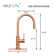 Pull Down Kitchen Faucet with Single Handle and Deck Plate