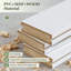 Portes de placard coulissantes blanches 80 "avec trousse de quincaillerie d'installation-130062810