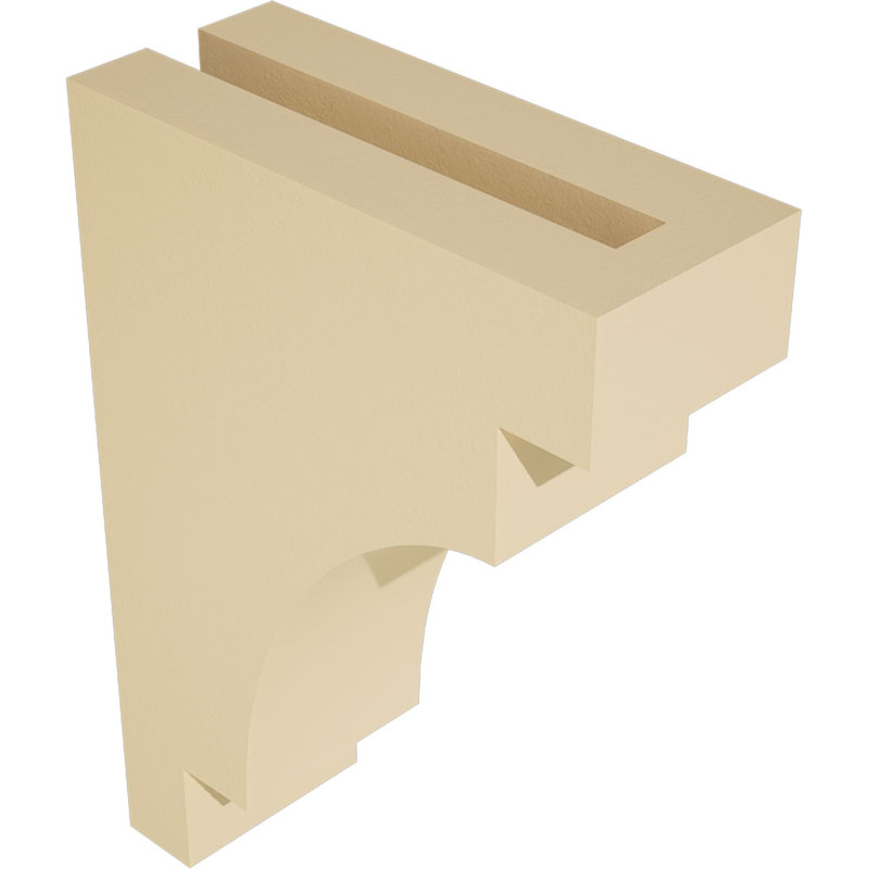 Corbeau d'uréthane méditerranéen Signature, brun clair apprêté, 14 po x 4 po x 10 po