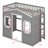 House Loft Bed With Ladder-389455975