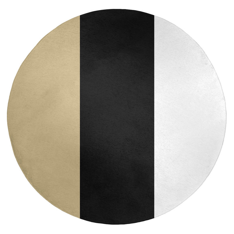 Chenille Indoor Rug, Round 5'