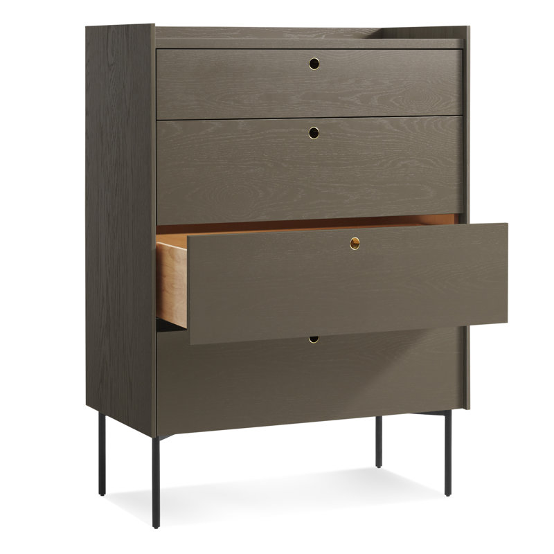 Peek 4 - Drawer Dresser, Dark Olive