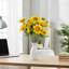 Buisson de tournesol artificiel, paquet de 4 - fausses fleurs jaunes 9 tiges chacune - H 18,9 po Home Decor-143764947