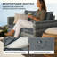 128cm Wide Straight Steel Loveseat