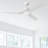 Lynton 52" White Ceiling Fan with LED Light and Remote