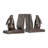 Lethe Decorative Rustic Resin Rabbit on Book Bookends