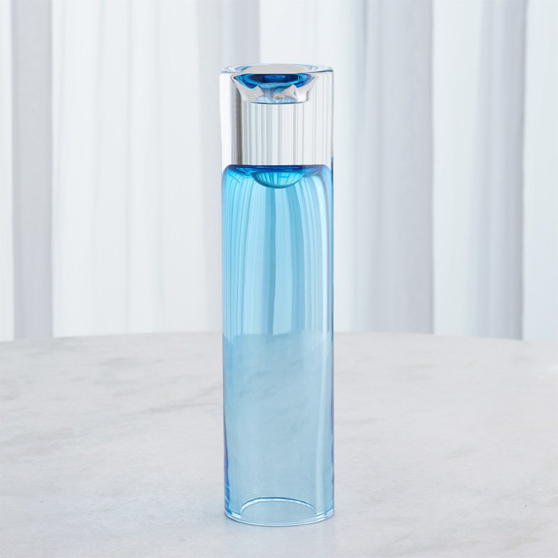 Glass Table Vase, Overall Height-  15"
